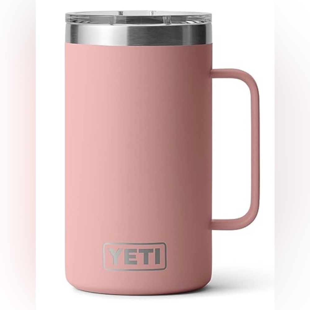 Yeti 24 oz SANDSTONE PINK Rambler Mug